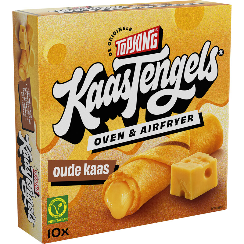 Een afbeelding van Topking Kaastengels oven & airfryer oude kaas