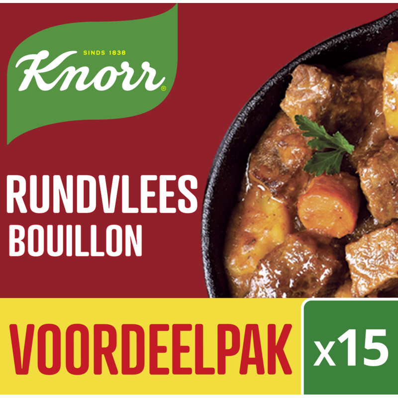 Een afbeelding van Knorr Rundvlees bouillonblokjes voordeelpak