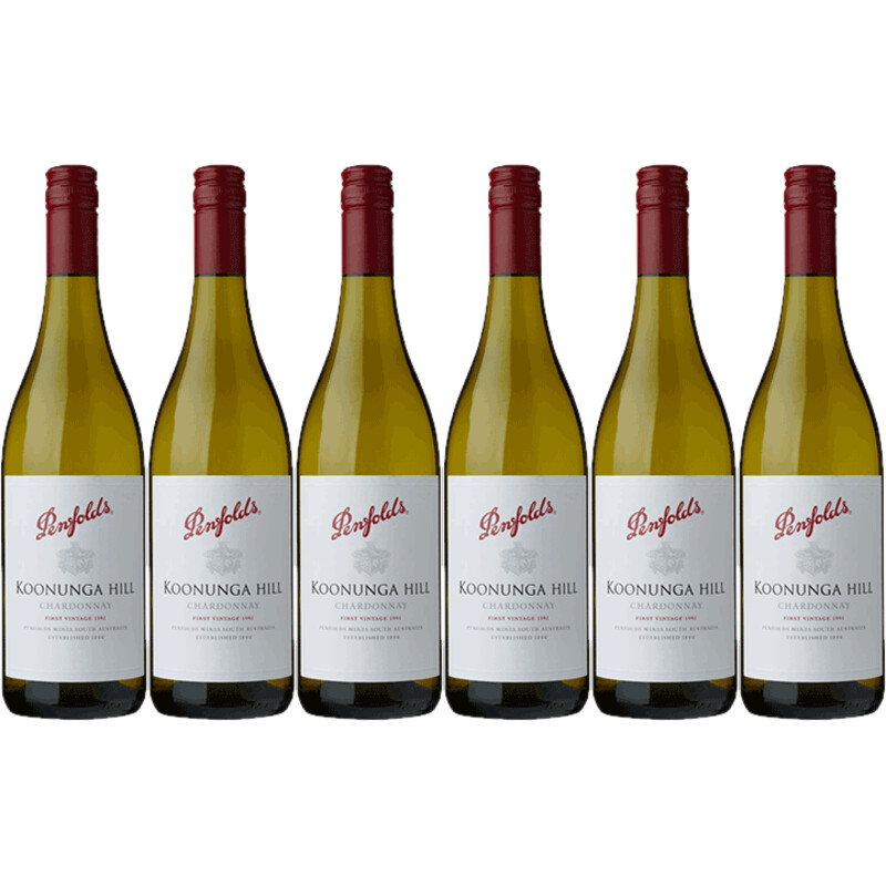 Een afbeelding van Penfolds  Koonunga hill chardonnay 6 flessen