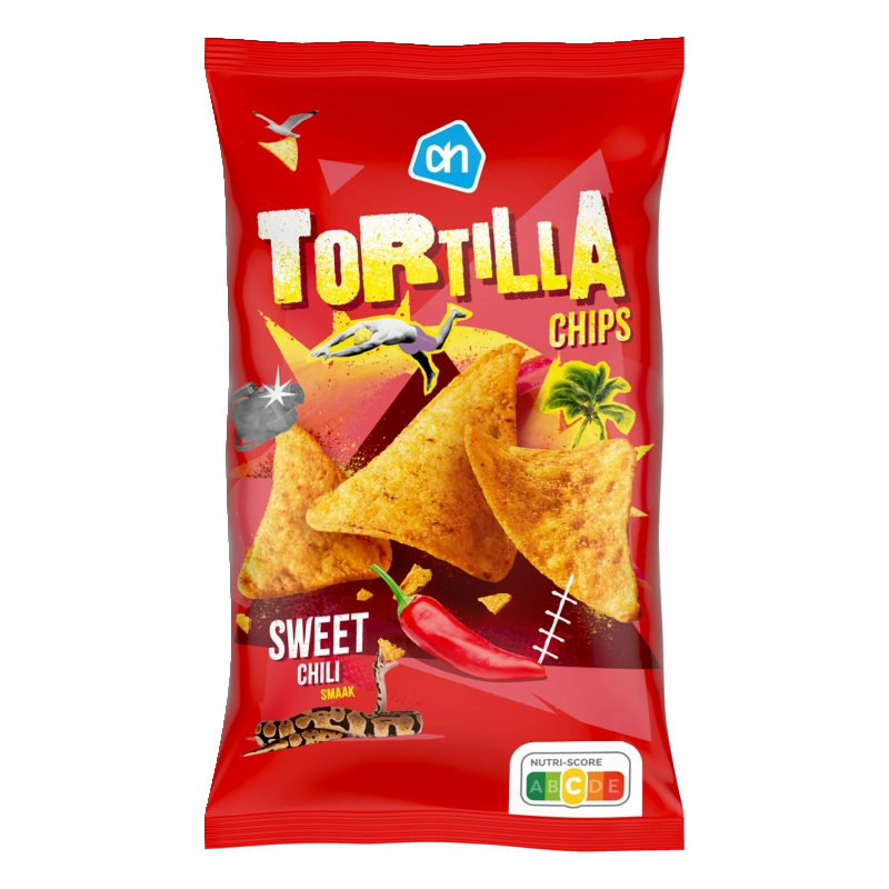 Tortilla chips sweet chili