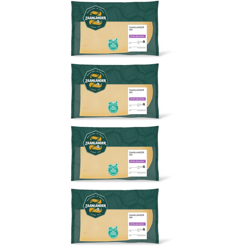 AH Zaanlander Extra belegen 48+ plakken 4-pack