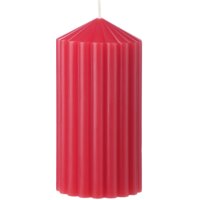 Een afbeelding van AH Excellent Vormkaars rond ribbel rood