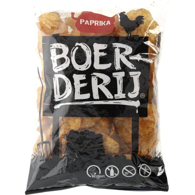 Een afbeelding van Boerderij Chips paprika