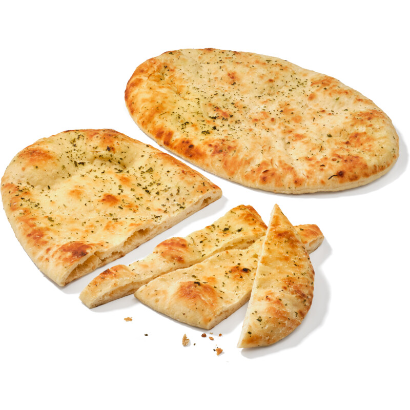 Een afbeelding van AH Naanbrood knoflook koriander
