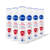 NIVEA Dry comfort anti-transpirant spray 6-pck