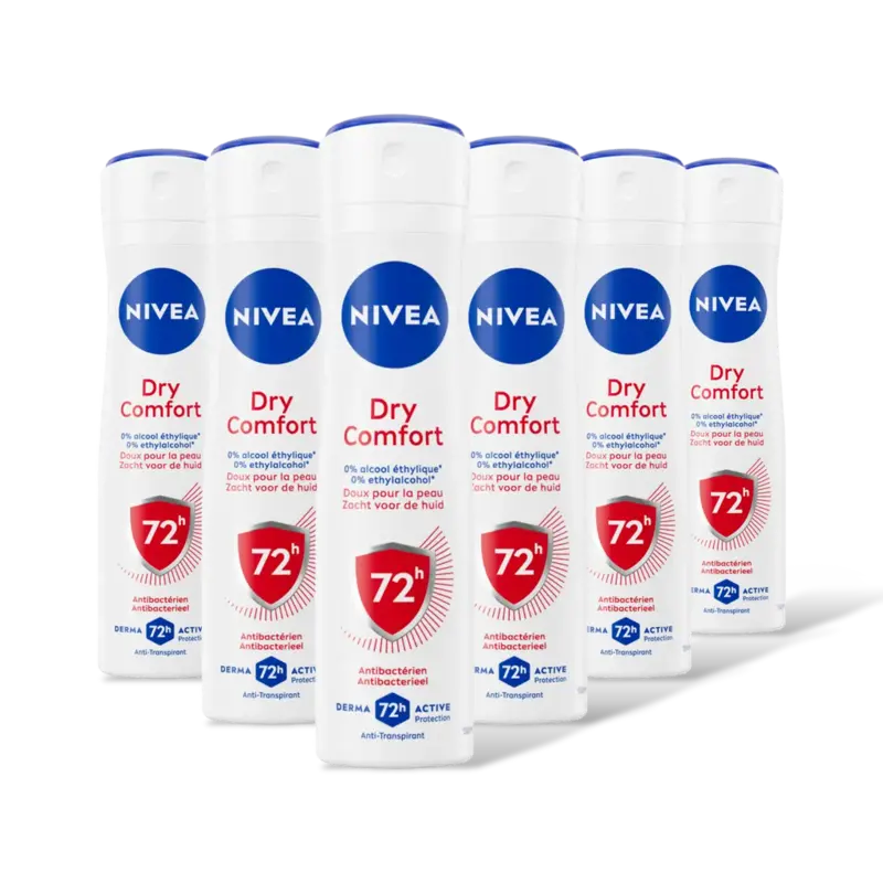 NIVEA Dry comfort anti-transpirant spray 6-pck