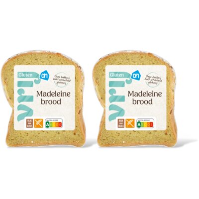 pdp-image-AH Glutenvrij Madeleine brood half 2-pack