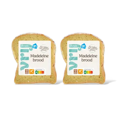 pdp-image-AH Glutenvrij Madeleine brood half 2-pack