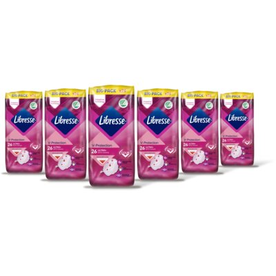 pdp-image-Libresse Ultra+ wings maandverband big pack 6pack