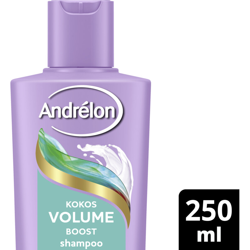 Een afbeelding van Andrélon Kokos volume boost shampoo