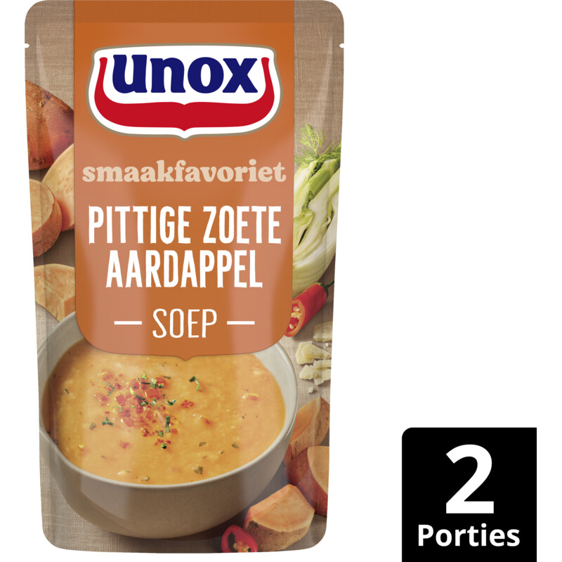 Een afbeelding van Unox Pittige zoete aardappelsoep