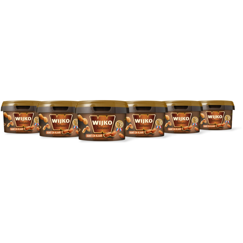 Wijko Satésaus kant en klaar 6-pack