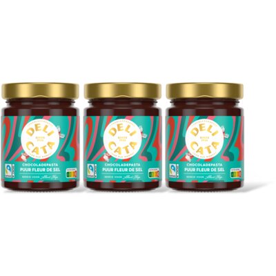 pdp-image-Delicata Chocoladepasta puur fleur de sel 3-pack