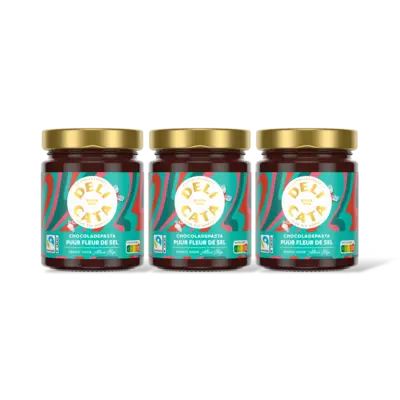 pdp-image-Delicata Chocoladepasta puur fleur de sel 3-pack
