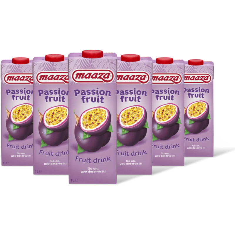Maaza Passion fruit fruit drink 6-pack