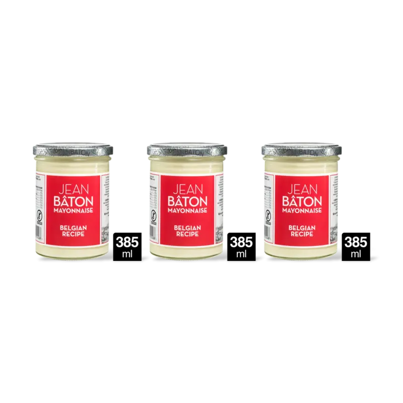 Jean Bâton Mayonnaise Belgian recipe 3-pack