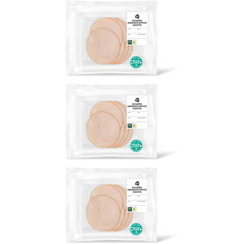 AH Scharrel gerookte kipfilet kleintje 3-pk