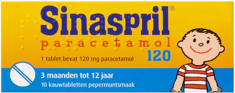 Paracetamol kauwtabletten 120 mg