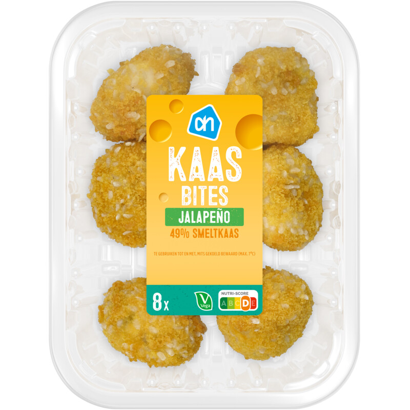 Een afbeelding van AH Vegetarische kaasbite jalapeño