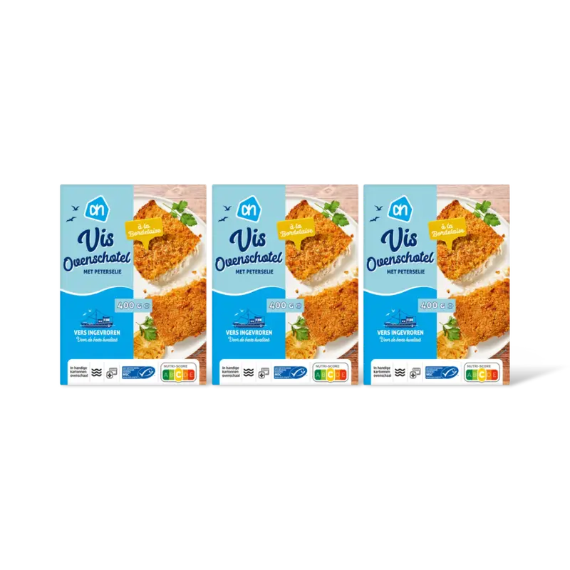 Vis ovenschotel met peterselie 3-pack