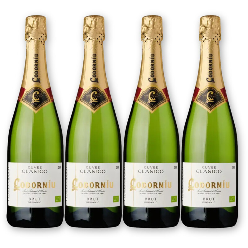 Codorníu Codorníu Clasico Cava Brut 4 flessen