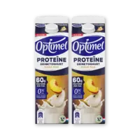 Optimel Proteine drinkyoghurt perzik peer 2-pack