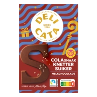 Delicata Chocoladeletter cola smaak knettersuiker