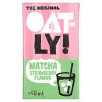 Oatly! Matcha strawberry flavour