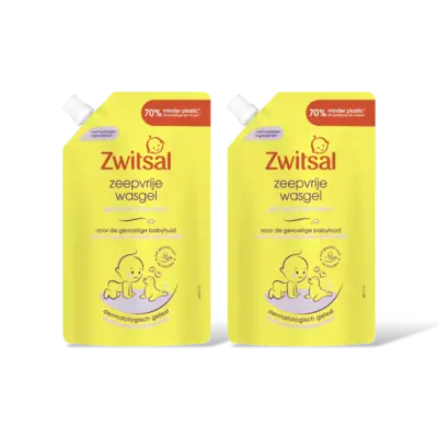 pdp-image-Zwitsal Baby zeepvrije wasgel navulpak 2-pack