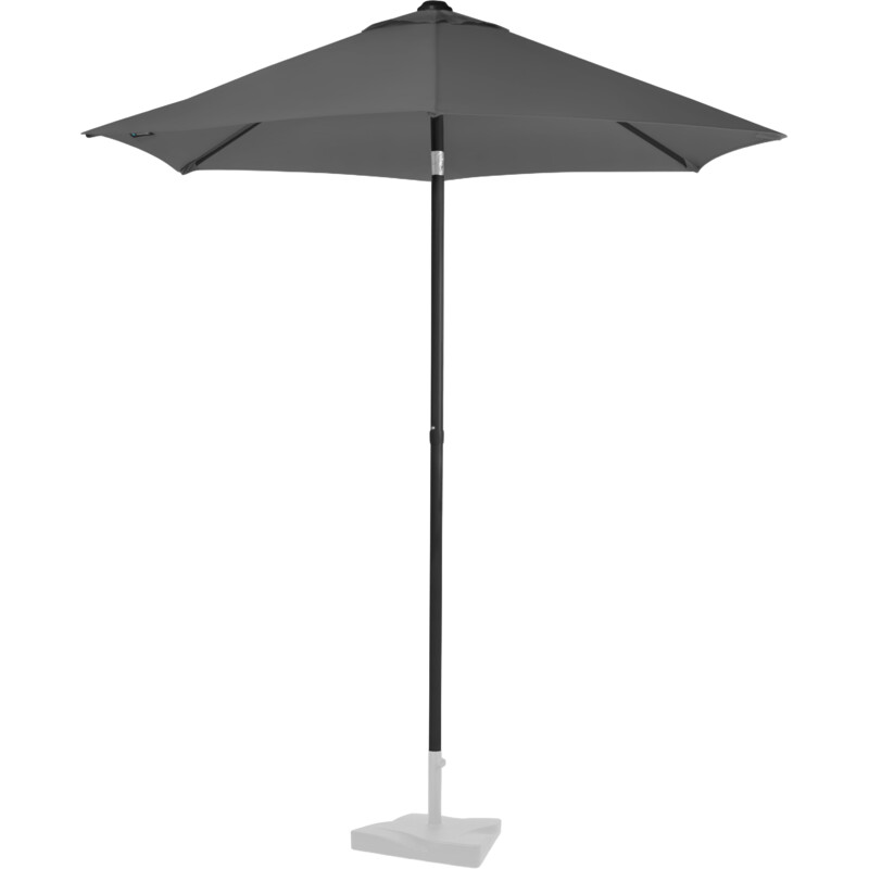 Een afbeelding van Vonroc Parasol torbole grijs 200cm