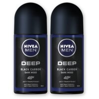NIVEA Men deep carbon anti transpirant rol 2pk