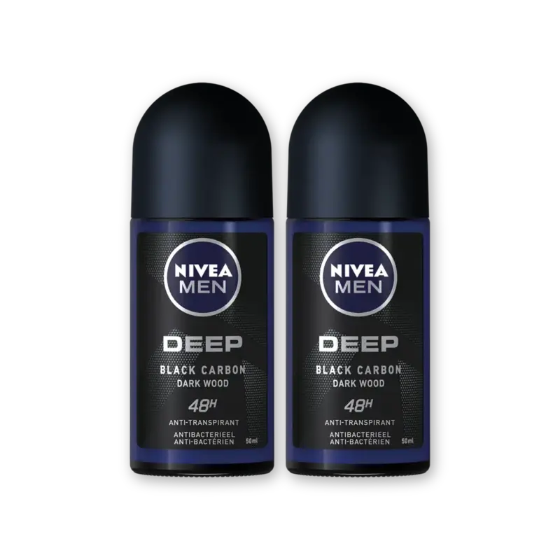 NIVEA Men deep carbon anti transpirant rol 2pk