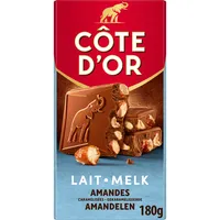 Côte d'Or Reep melk gekarameliseerde amandelen