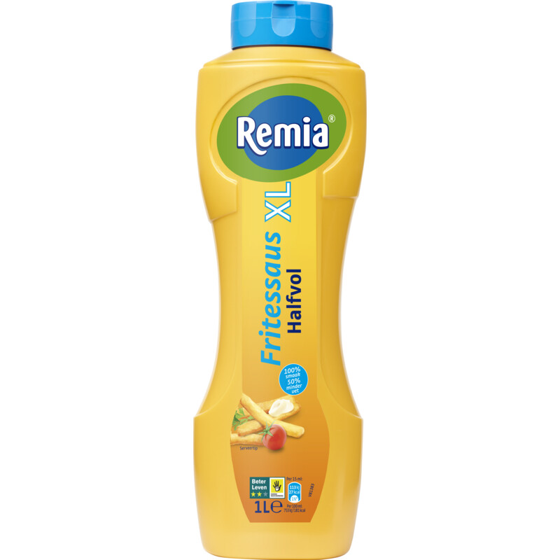 Een afbeelding van Remia Fritessaus halfvol XL