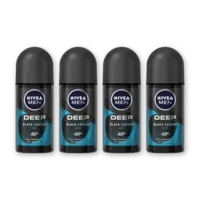 NIVEA Men deep beat anti transpirant rol 4-pck