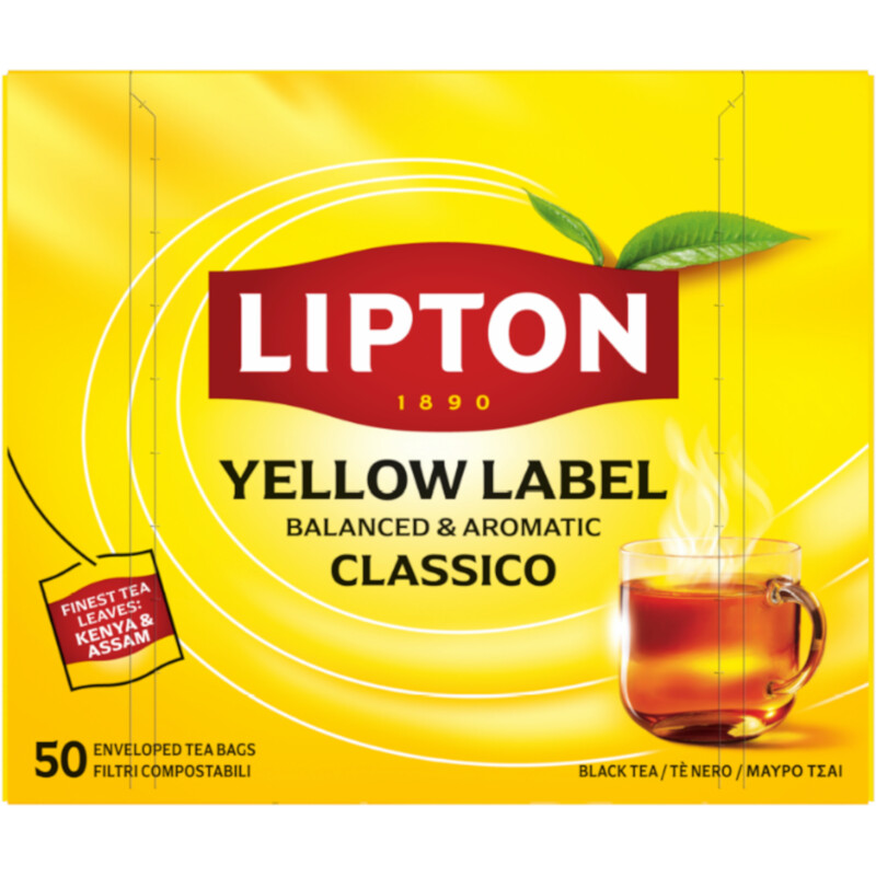 Een afbeelding van Lipton Yellow label