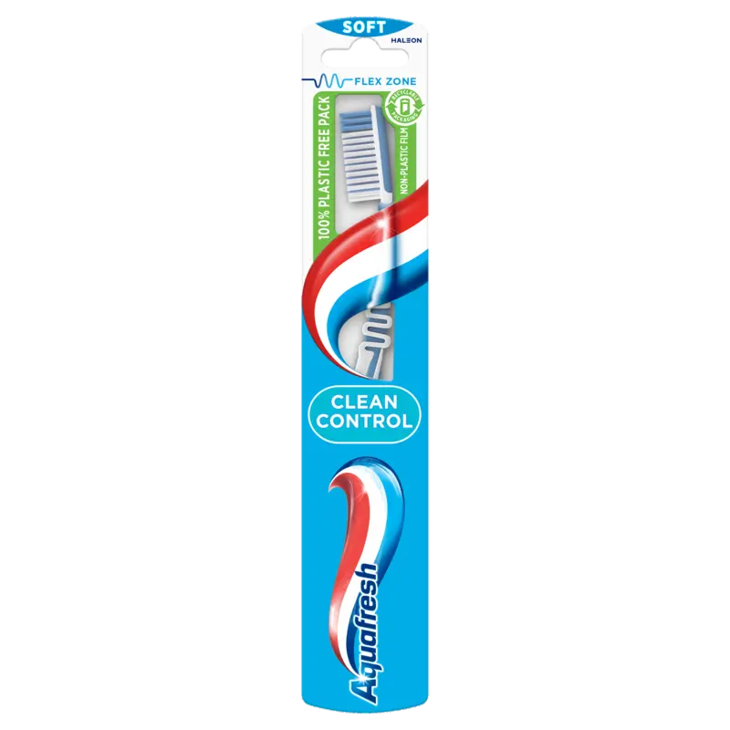Clean Control Soft dagelijkse Tandenborstel , 100% plasticvrije verpakking