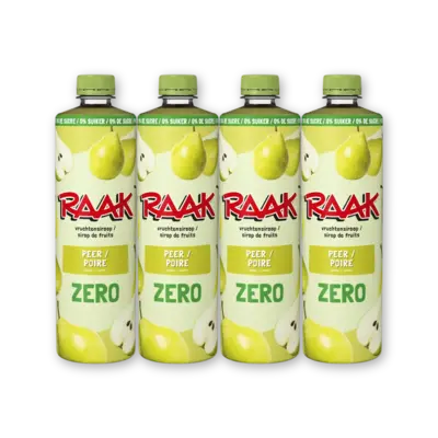 pdp-image-Raak Vruchtensiroop peren zero sugar 4-pack