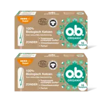 o.b. Organic cotton tampons super 2-pack