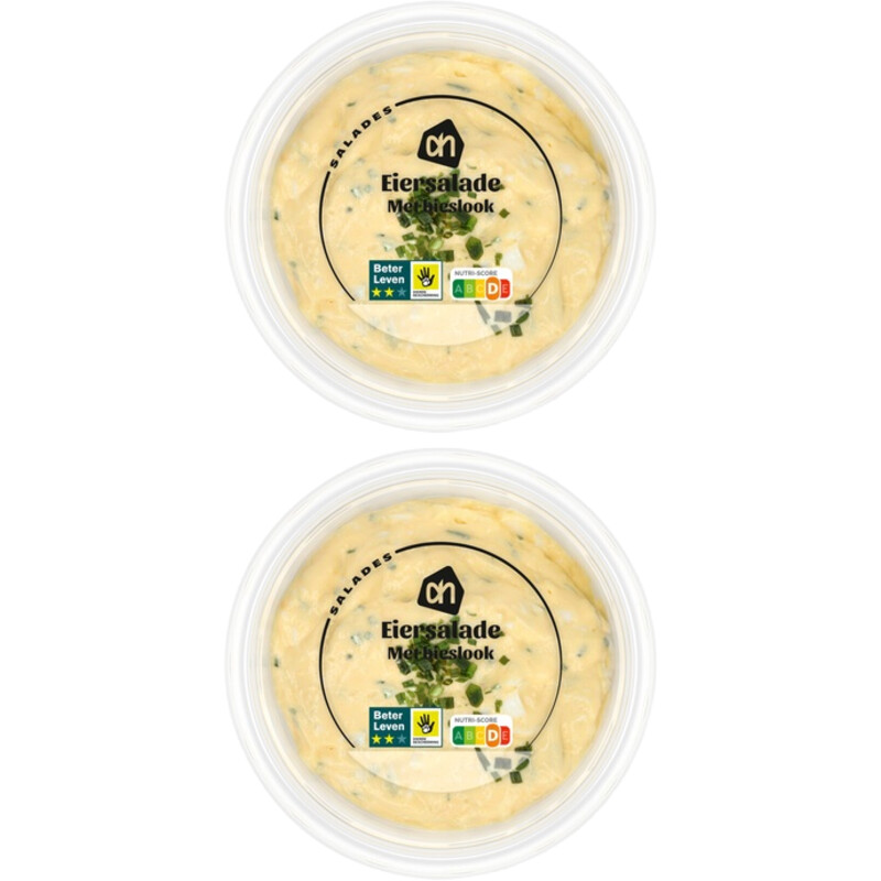 Een afbeelding van AH Eiersalade met bieslook 2-pack