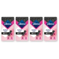 Libresse Dailies black inlegkruisjes 4-pack