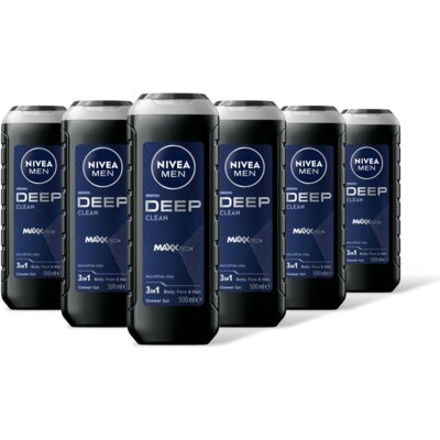 pdp-image-NIVEA Men deep clean shower gel 6-pack