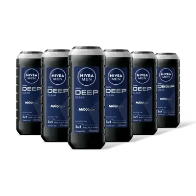 pdp-image-NIVEA Men deep clean shower gel 6-pack