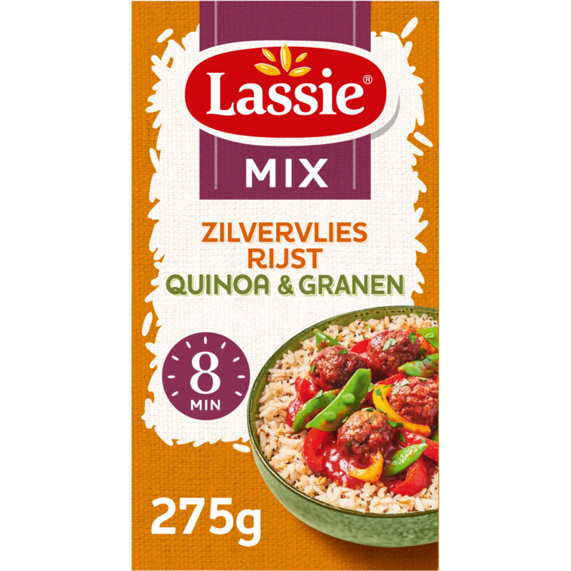 Een afbeelding van Lassie Zilvervliesrijst quinoa & granen
