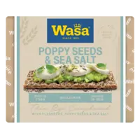 Wasa Crunchy twist poppy seeds & sea salt