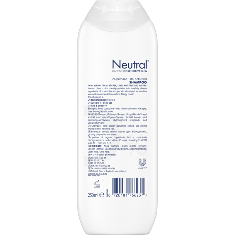 Een afbeelding van Neutral Shampoo 0% normaal