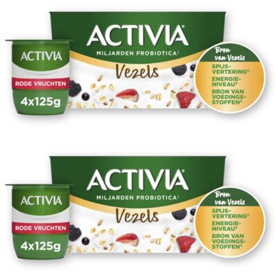 pdp-image-Activia Yoghurt vezels rode vruchten 4pck 2-pack