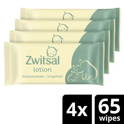 pdp-image-Zwitsal Baby lotion billendoekjes 4-pack
