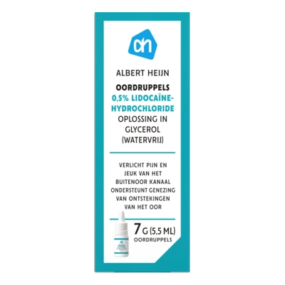 pdp-image-AH Oordruppels 0,5% lidocaïnehydrochloride