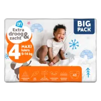AH Extra droog en zacht luiers maat 4